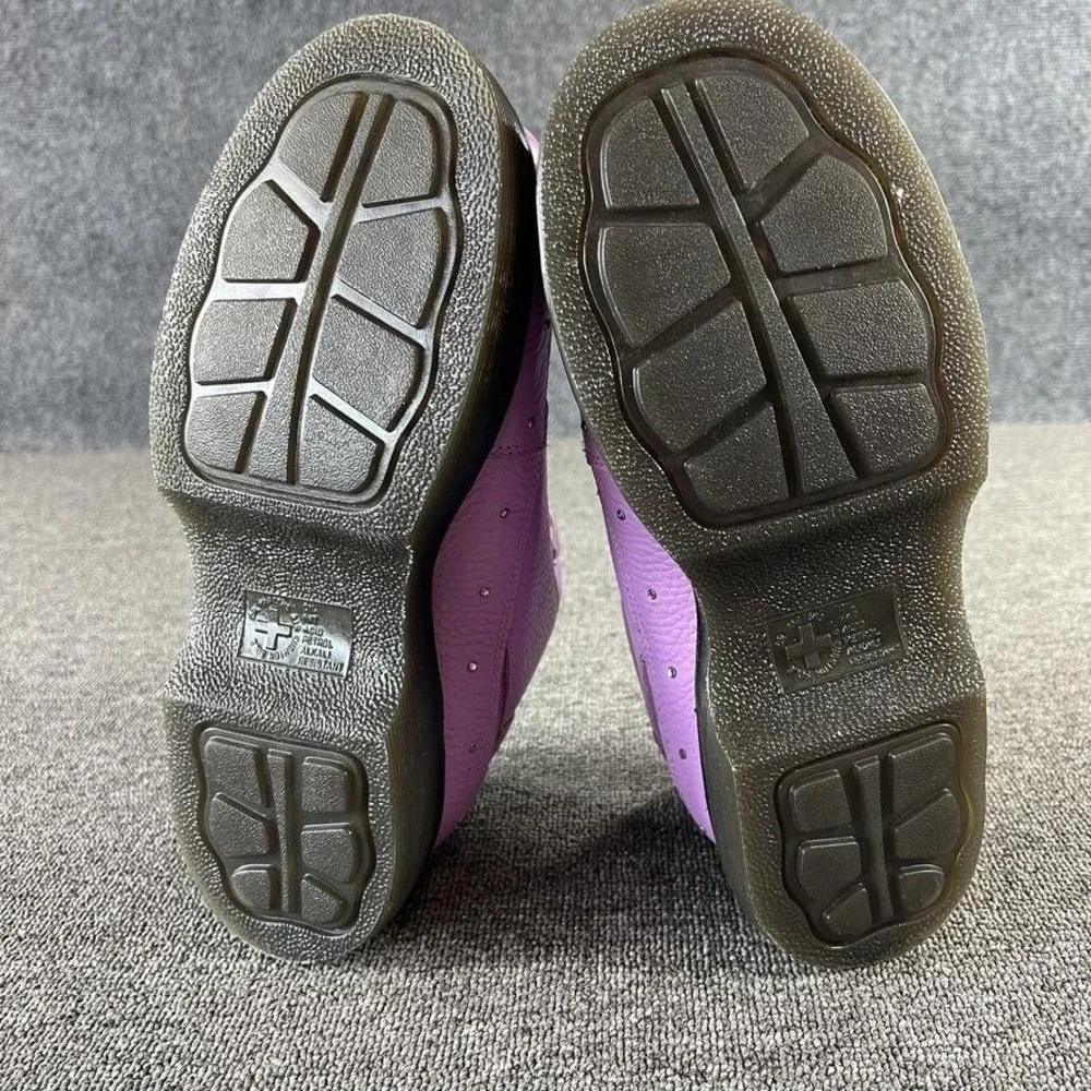 Dr Martens Shoes Womens‎ 8 Purple Buzz S1 Bratz Platform Sneaker Studded Leather